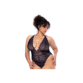 Body grande taille bleu nuit 